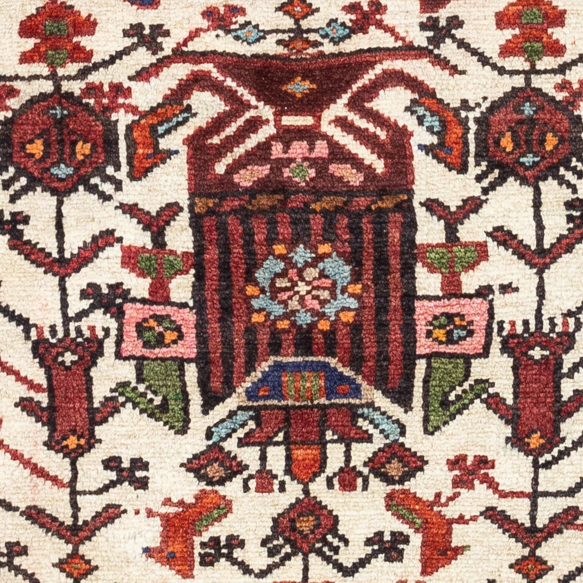 Tapis persan - Nomadic - 137 x 90 cm - beige