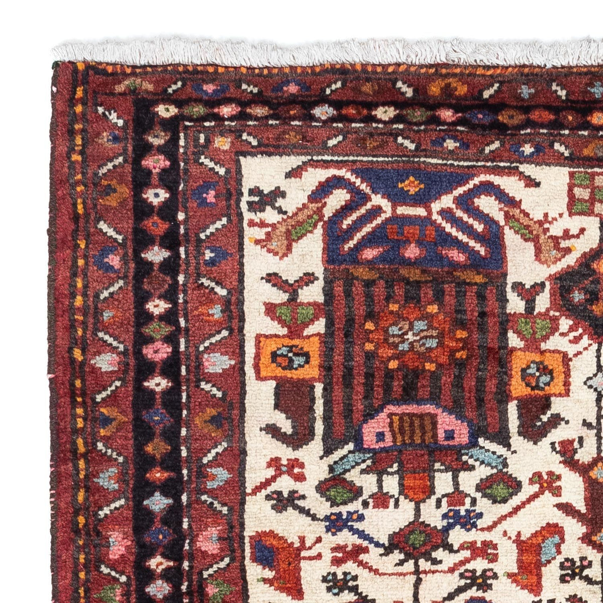 Tapis persan - Nomadic - 137 x 90 cm - beige