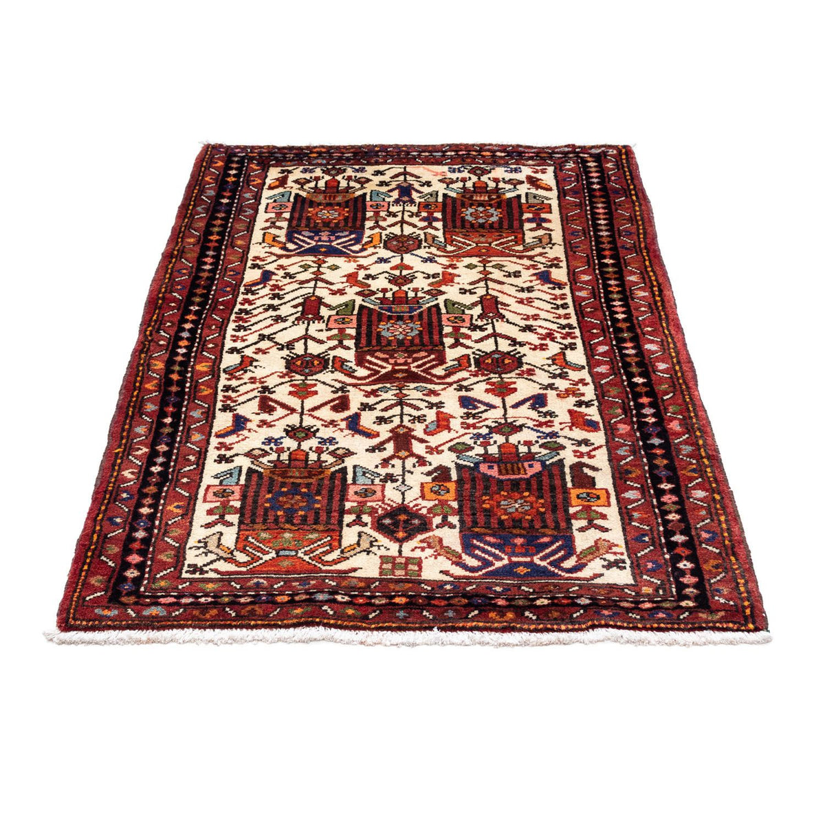 Tapis persan - Nomadic - 137 x 90 cm - beige