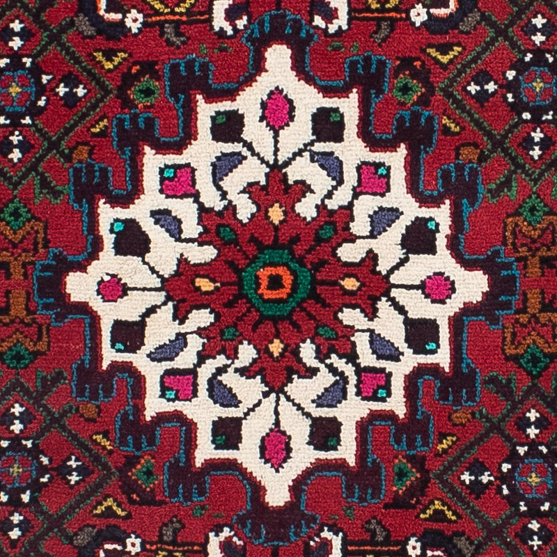 Tapis de couloir Tapis persan - Nomadic - 298 x 72 cm - rouge foncé