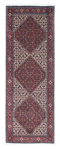 Tapis de couloir Tapis persan - Bidjar - 225 x 61 cm - beige