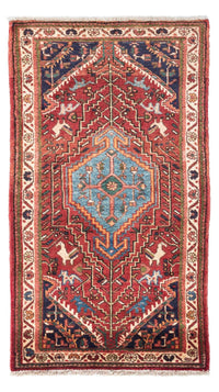 Tapis persan - Nomadic - 141 x 79 cm - rouge