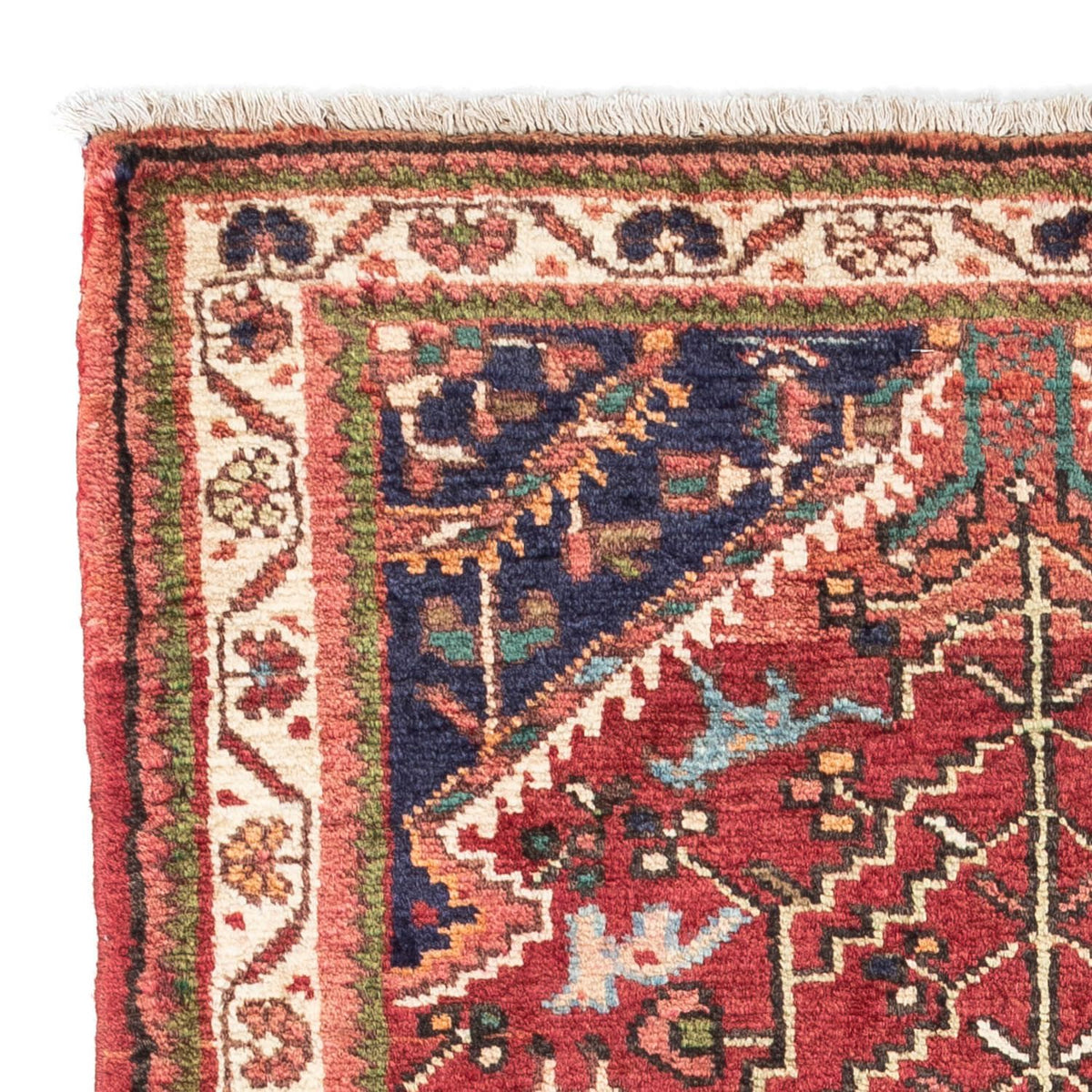 Tapis persan - Nomadic - 141 x 79 cm - rouge