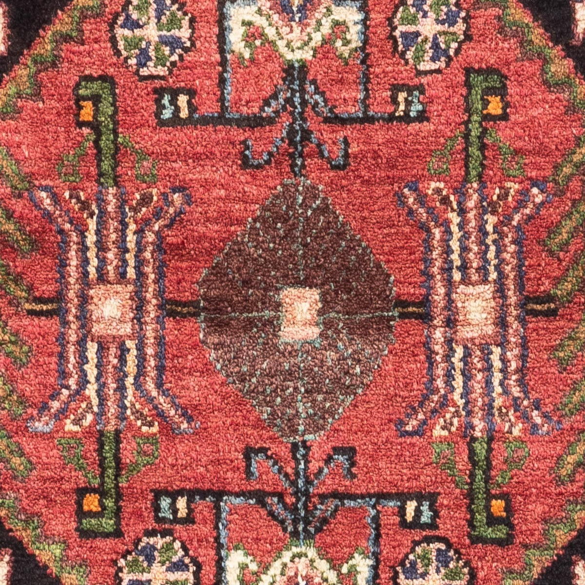 Tapis persan - Nomadic - 127 x 74 cm - rouge