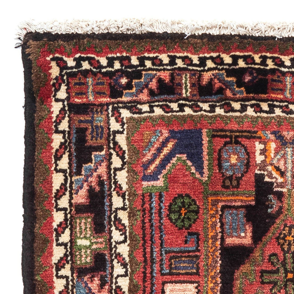 Tapis persan - Nomadic - 127 x 74 cm - rouge