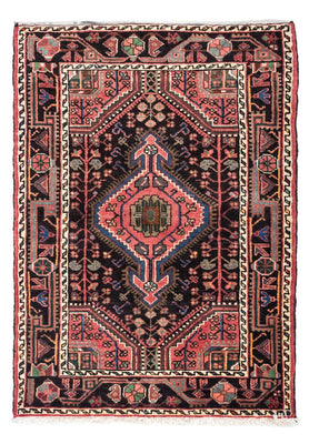 Tapis persan - Nomadic - 125 x 81 cm - rouge clair