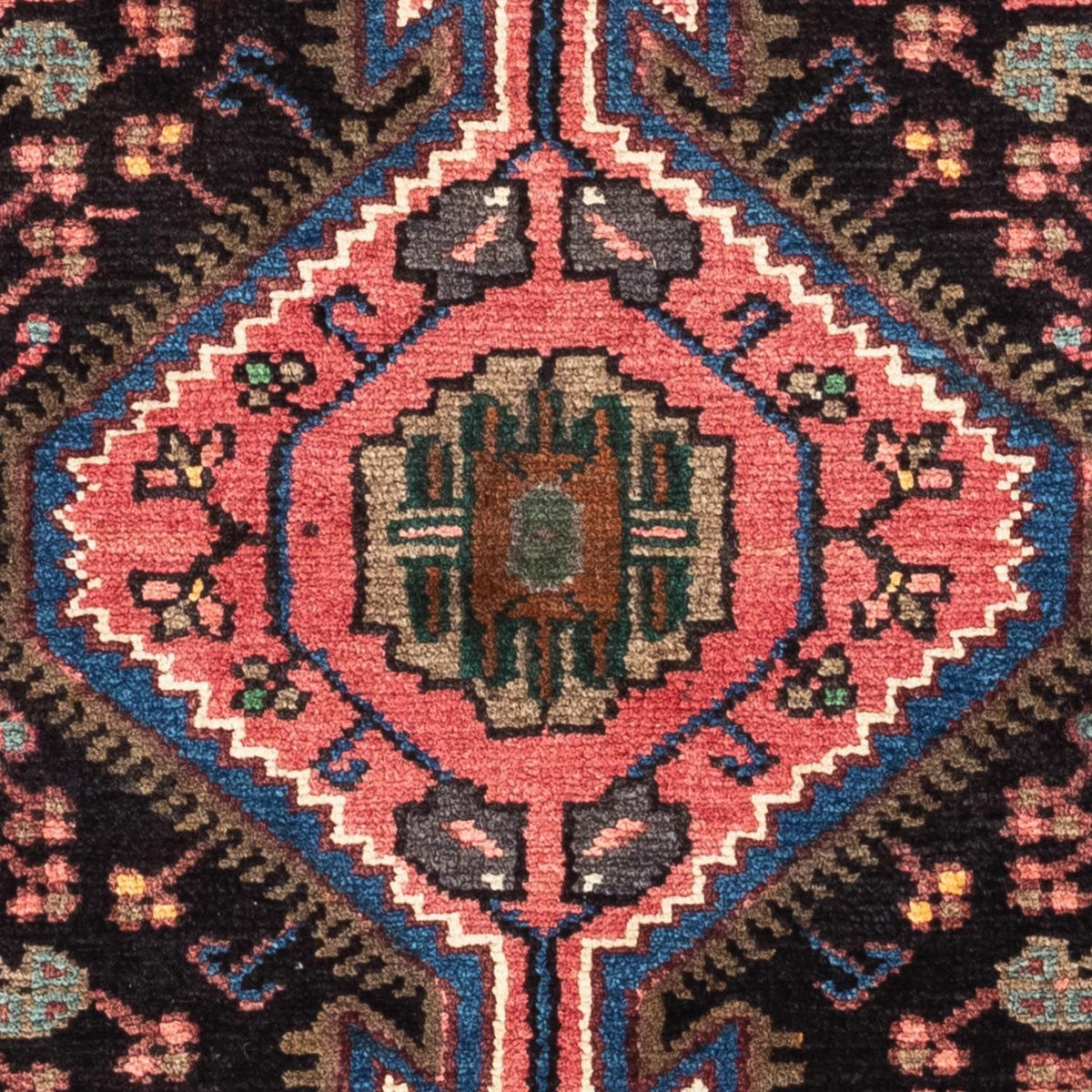 Tapis persan - Nomadic - 125 x 81 cm - rouge clair