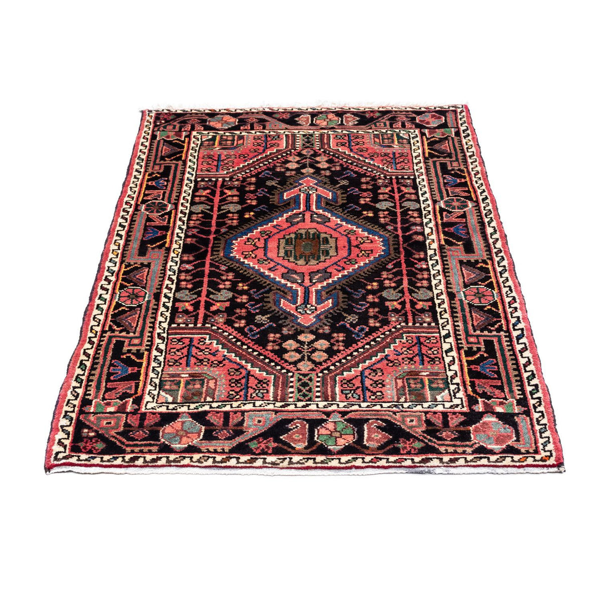 Tapis persan - Nomadic - 125 x 81 cm - rouge clair
