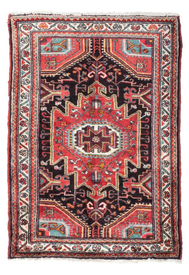 Tapis persan - Nomadic - 130 x 90 cm - rouge