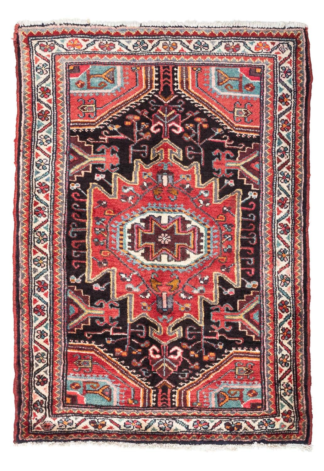 Tapis persan - Nomadic - 130 x 90 cm - rouge