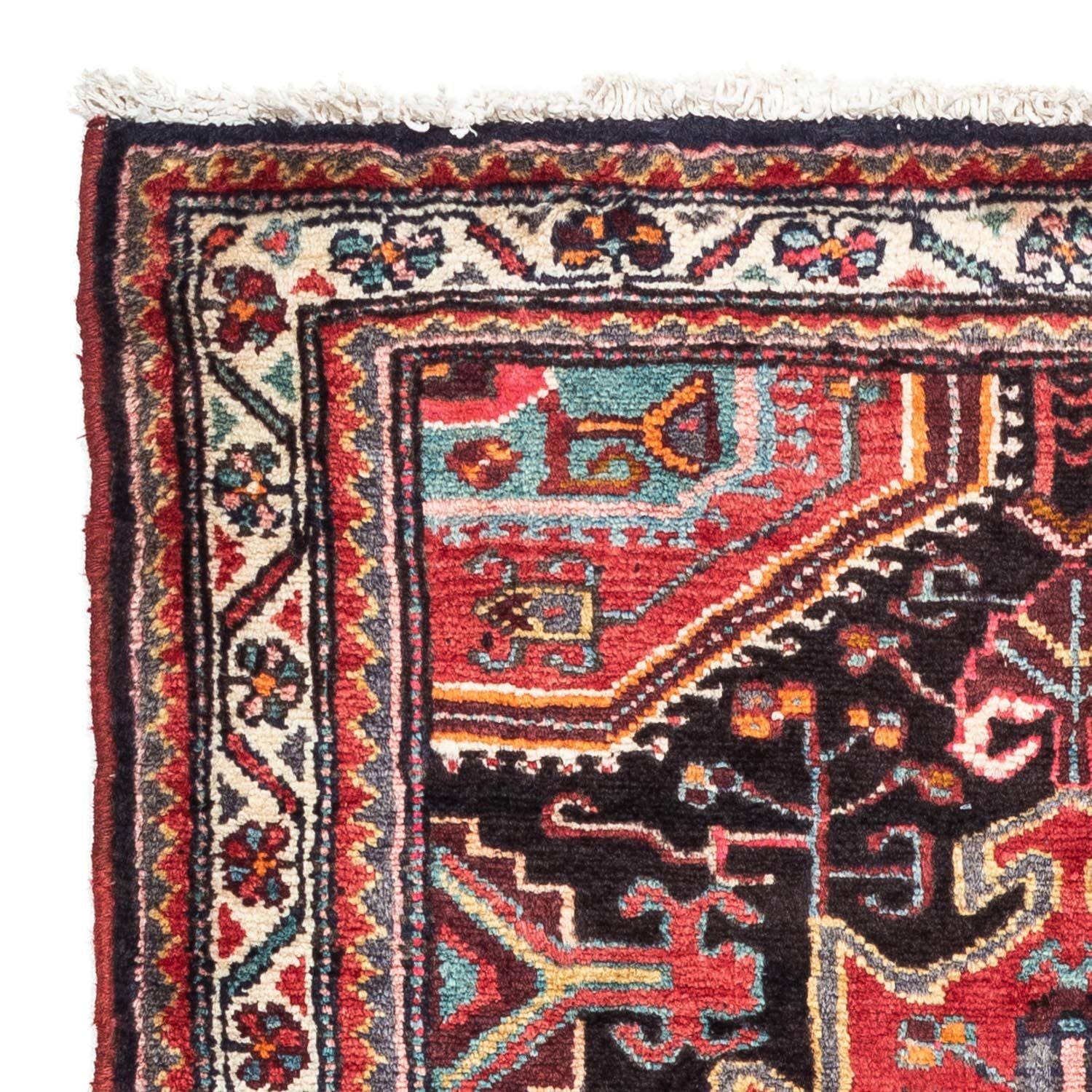 Tapis persan - Nomadic - 130 x 90 cm - rouge