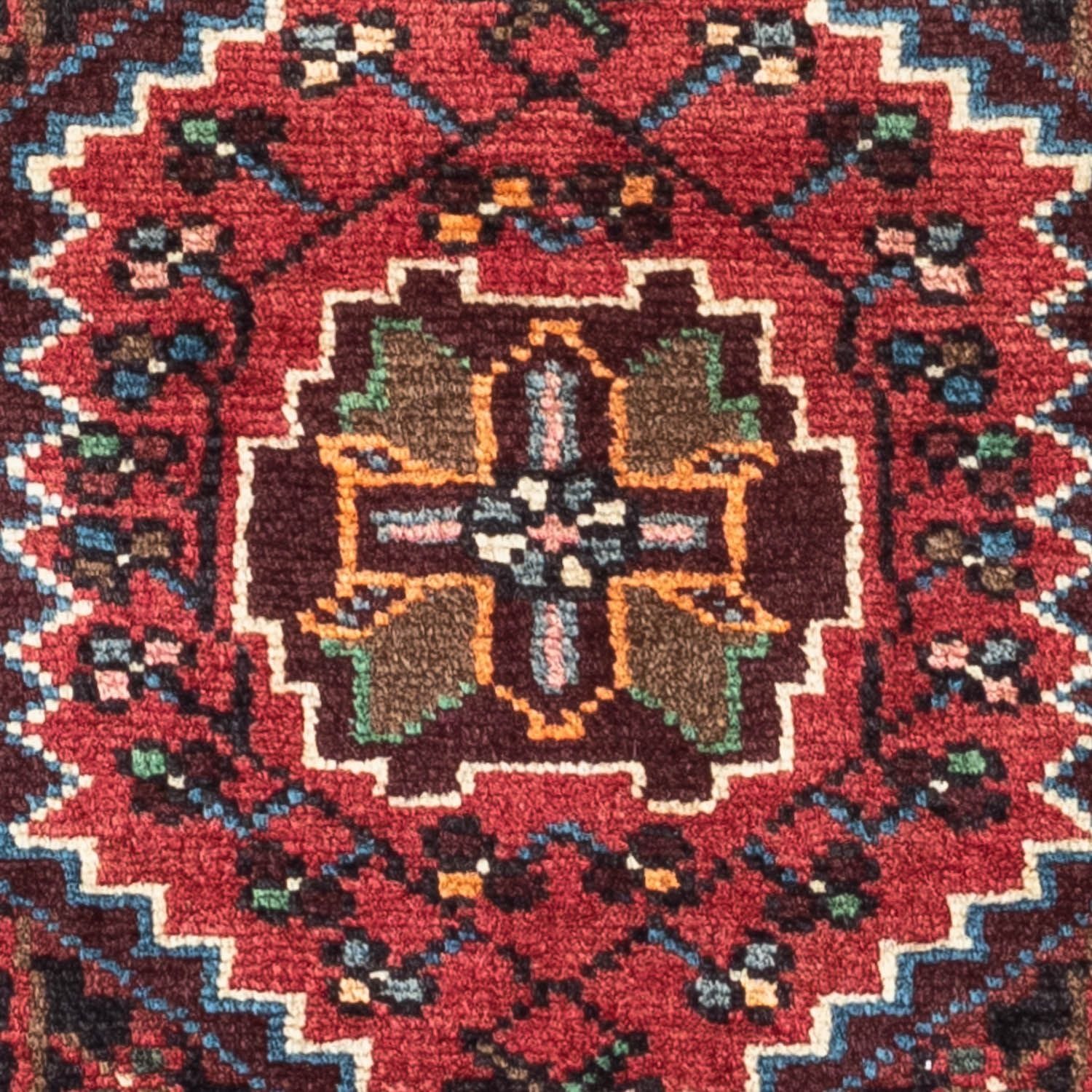 Tapis persan - Nomadic - 127 x 79 cm - rouge clair