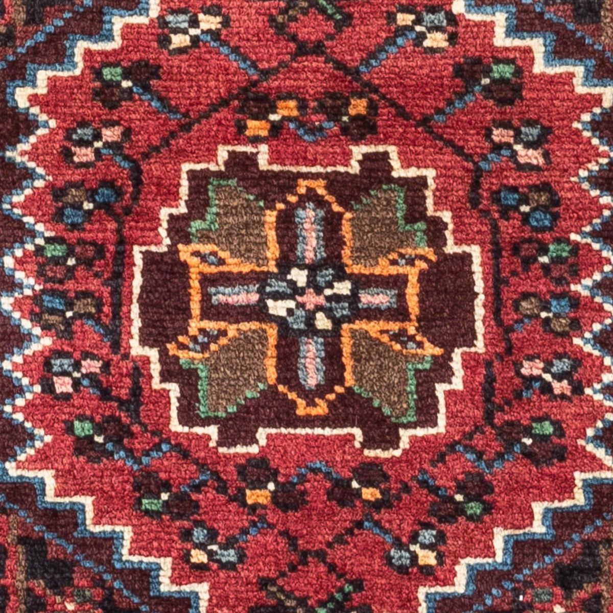 Tapis persan - Nomadic - 127 x 79 cm - rouge clair