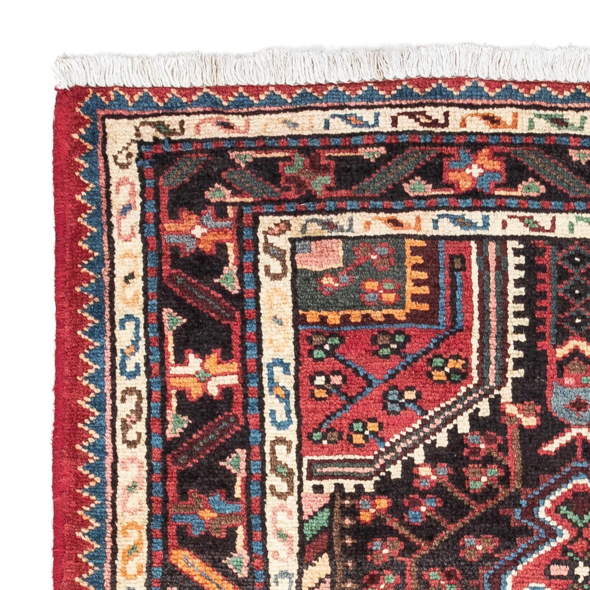 Tapis persan - Nomadic - 127 x 79 cm - rouge clair