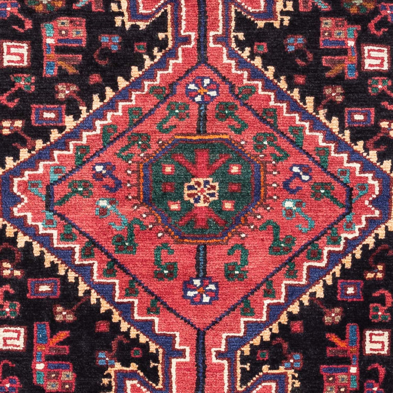 Tapis persan - Nomadic - 145 x 80 cm - bleu foncé