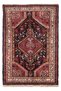 Tapis persan - Nomadic - 127 x 81 cm - bleu foncé