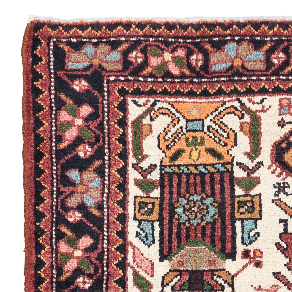 Tapis persan - Nomadic - 142 x 91 cm - beige