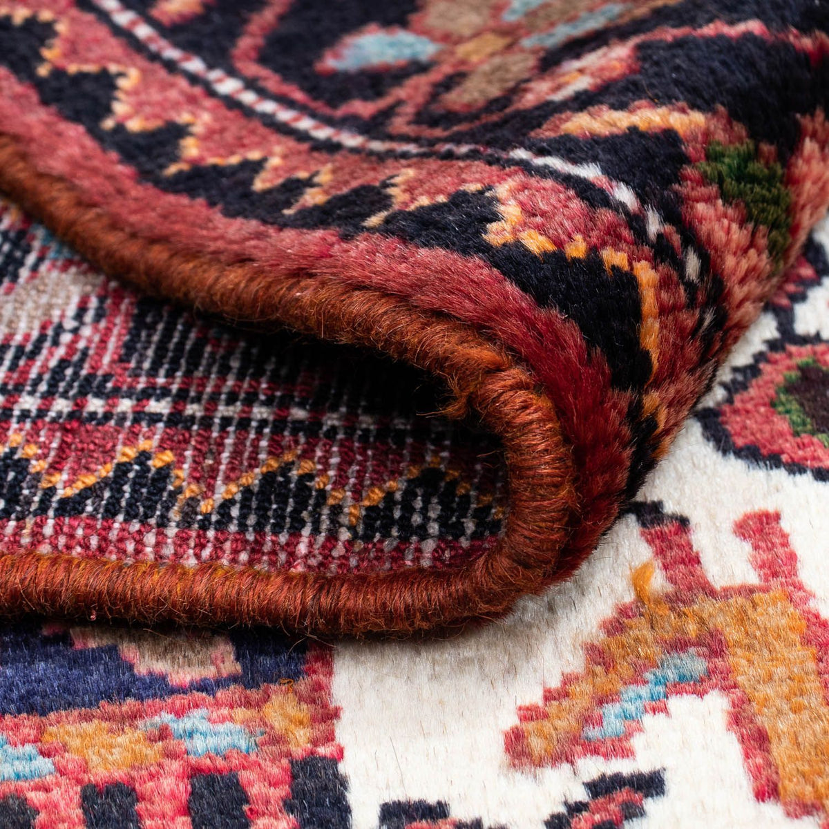 Tapis persan - Nomadic - 142 x 91 cm - beige