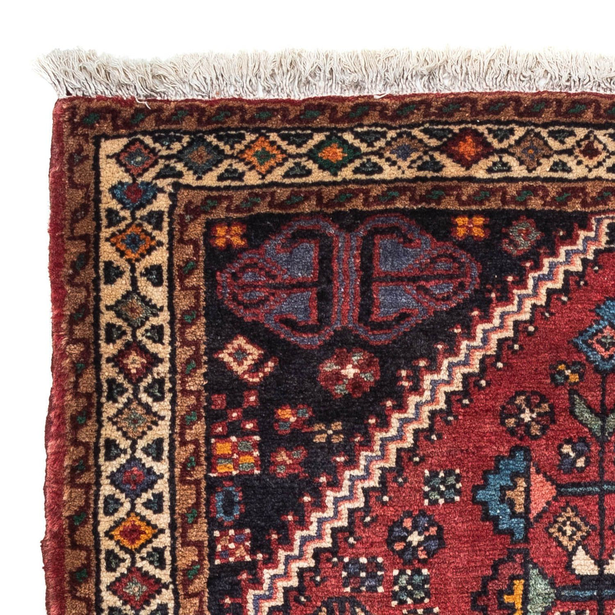 Tapis persan - Nomadic - 137 x 85 cm - rouge clair