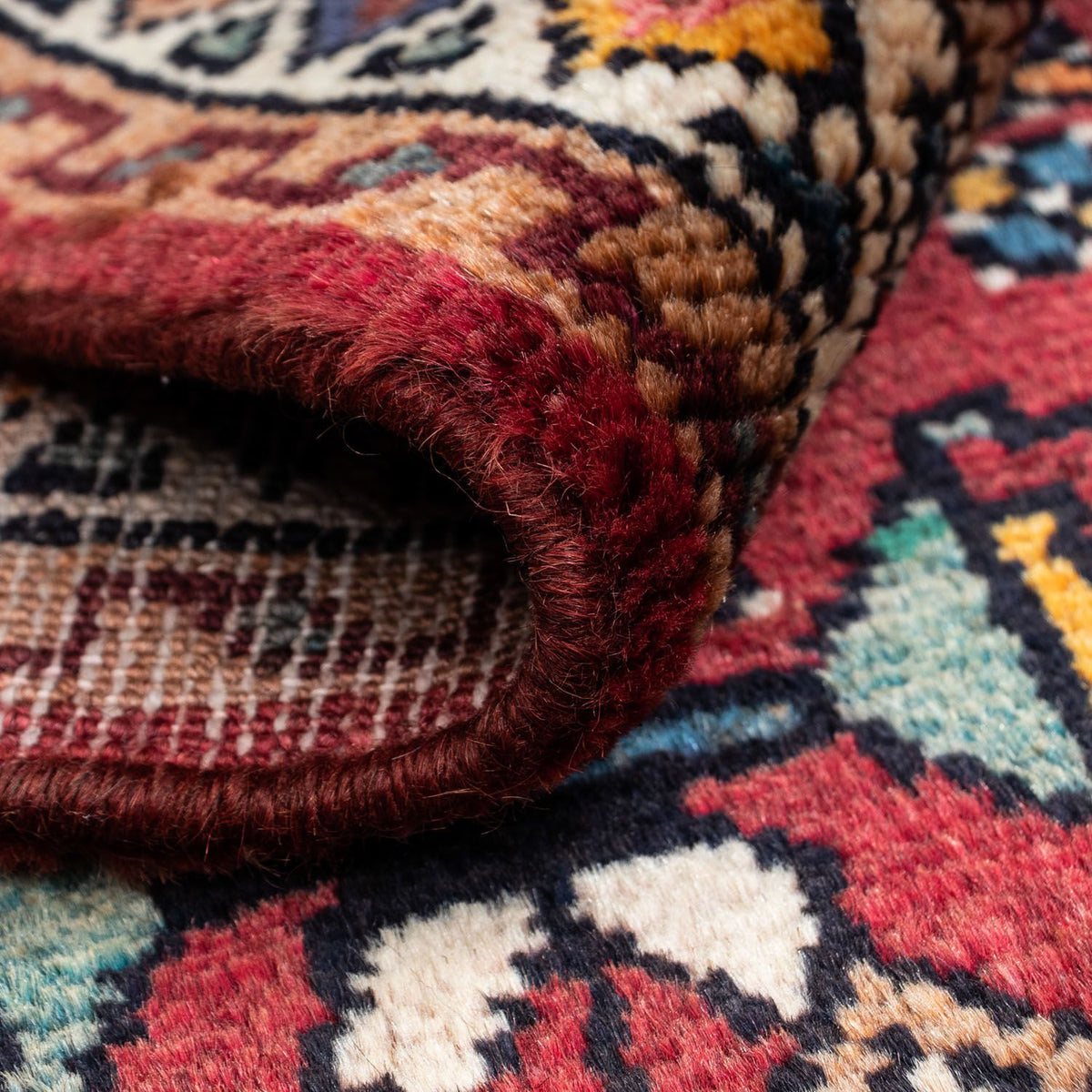 Tapis persan - Nomadic - 137 x 85 cm - rouge clair