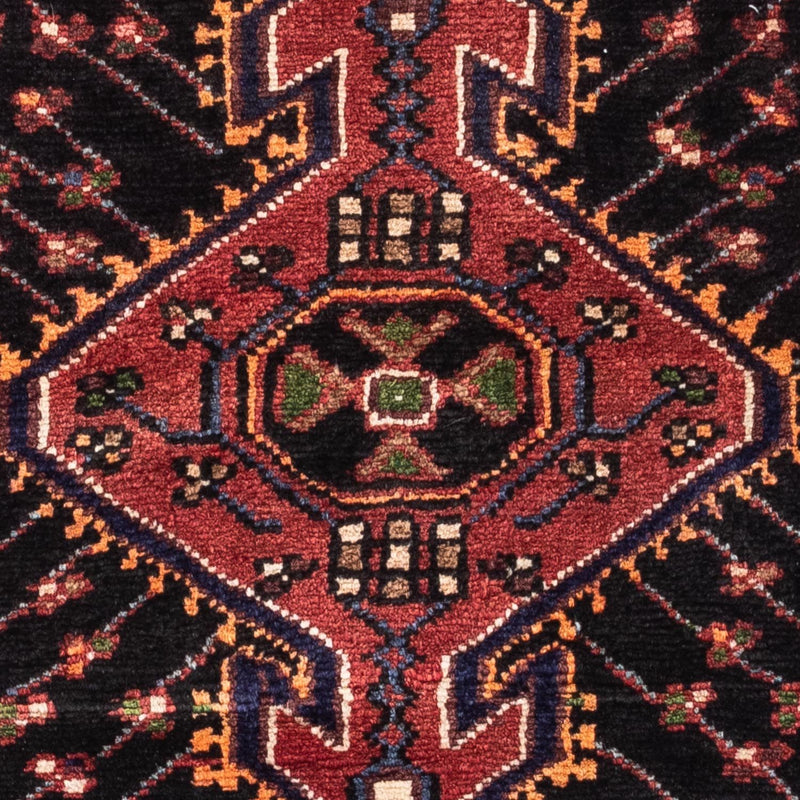 Tapis persan - Nomadic - 128 x 94 cm - rouge clair