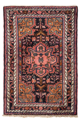 Tapis persan - Nomadic - 124 x 82 cm - rouge clair