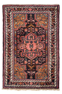Tapis persan - Nomadic - 124 x 82 cm - rouge clair