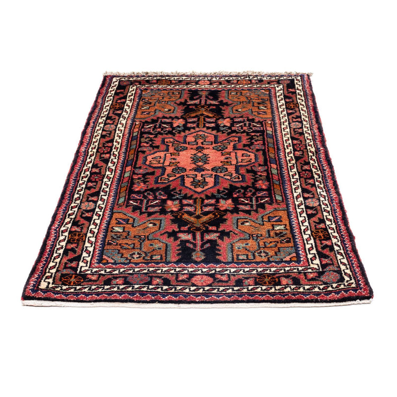 Tapis persan - Nomadic - 124 x 82 cm - rouge clair