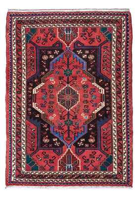Tapis persan - Nomadic - 128 x 88 cm - rouge