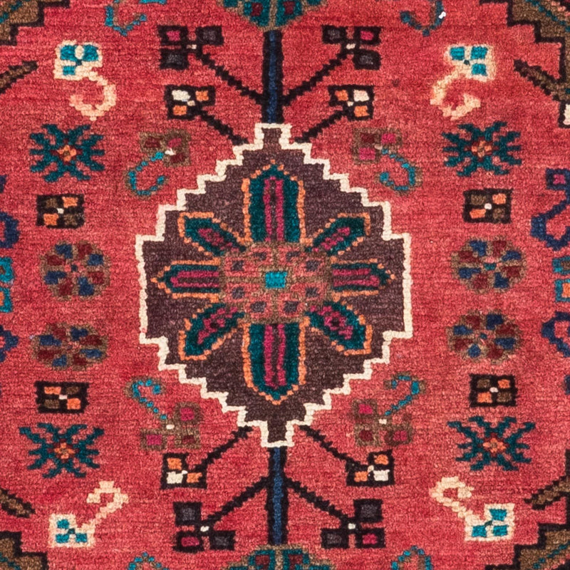 Tapis persan - Nomadic - 128 x 88 cm - rouge