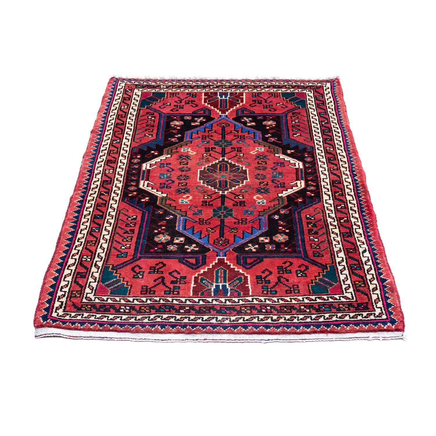 Tapis persan - Nomadic - 128 x 88 cm - rouge