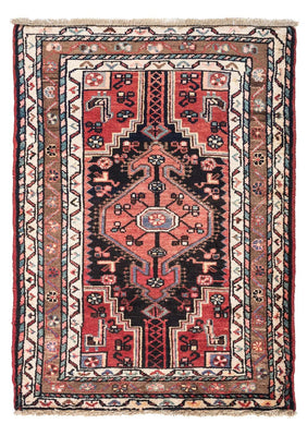 Tapis persan - Nomadic - 127 x 87 cm - rouge clair
