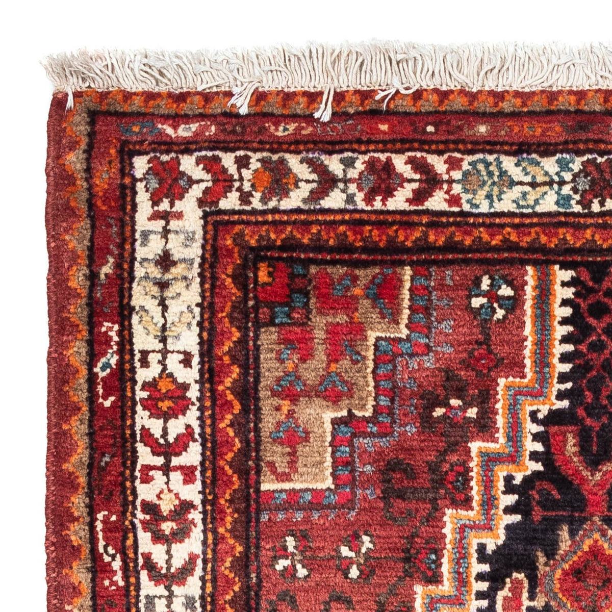 Tapis persan - Nomadic - 145 x 89 cm - rouge clair