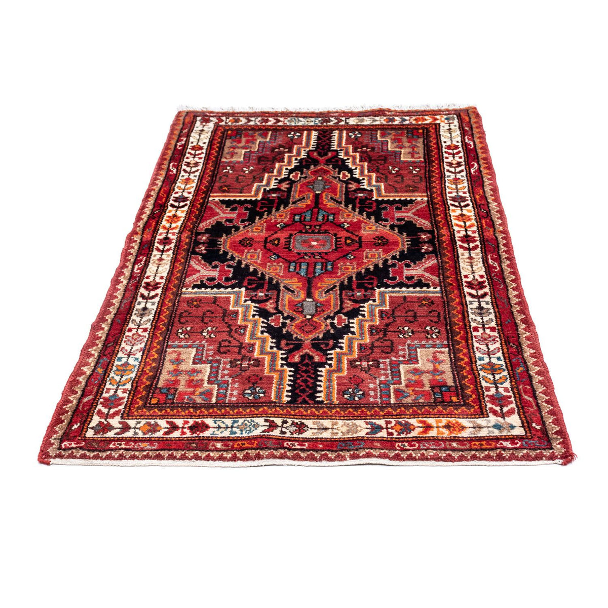 Tapis persan - Nomadic - 145 x 89 cm - rouge clair