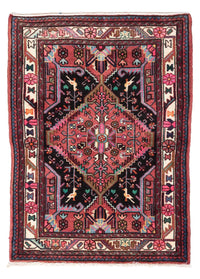 Tapis persan - Nomadic - 116 x 81 cm - rouge clair