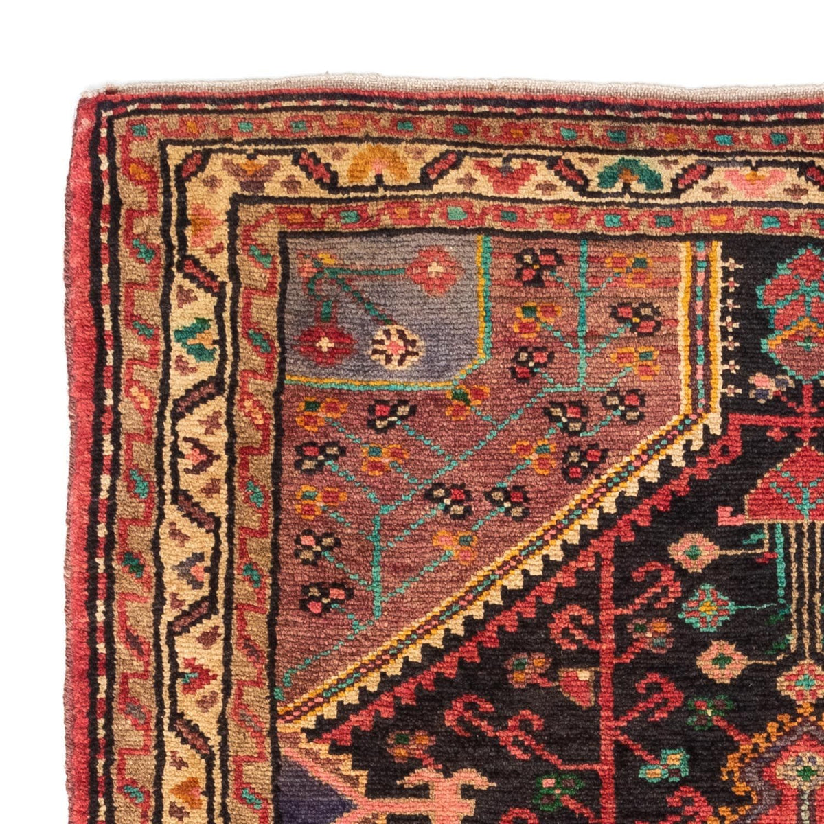 Tapis persan - Nomadic - 147 x 90 cm - rouge