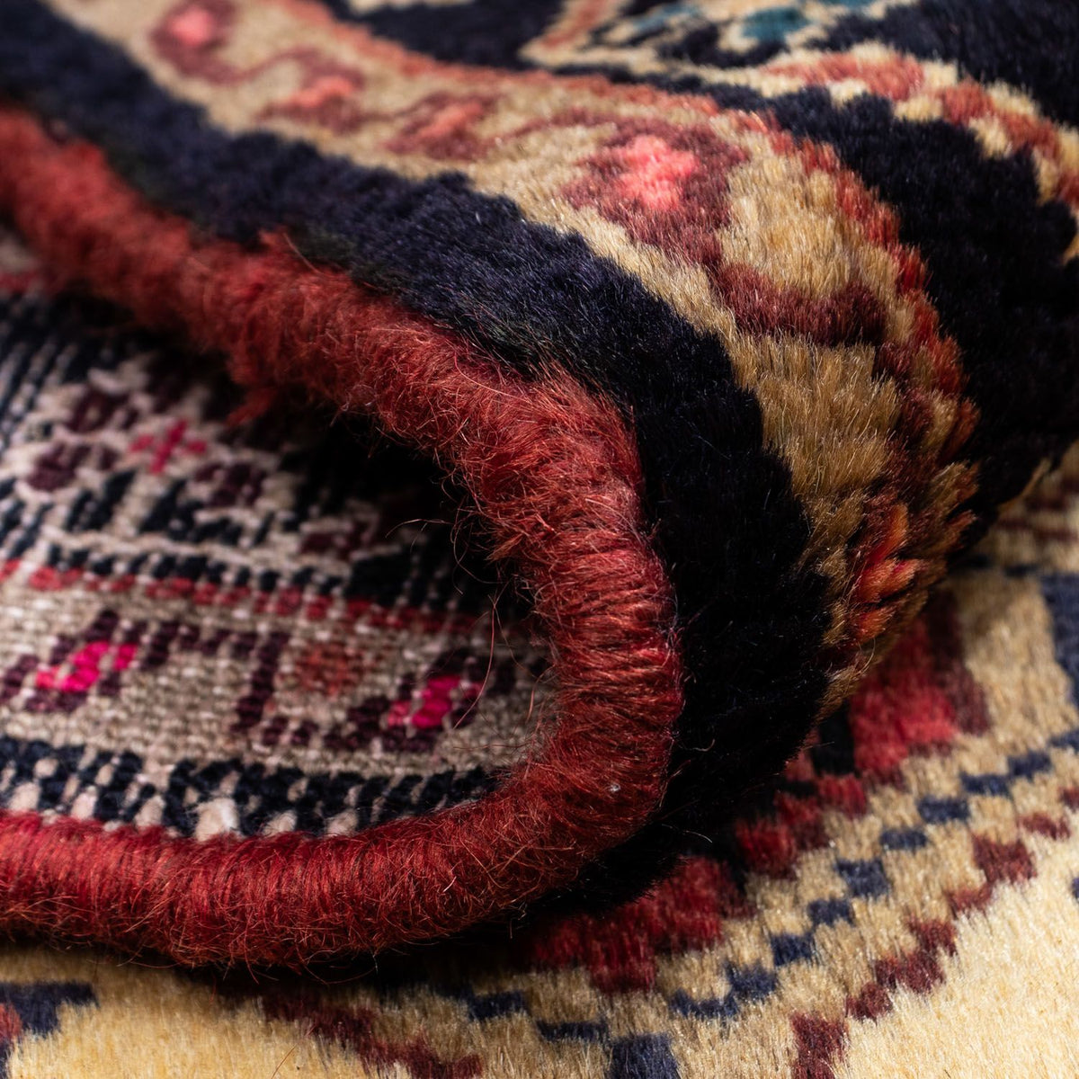 Tapis persan - Nomadic - 123 x 83 cm - rouge