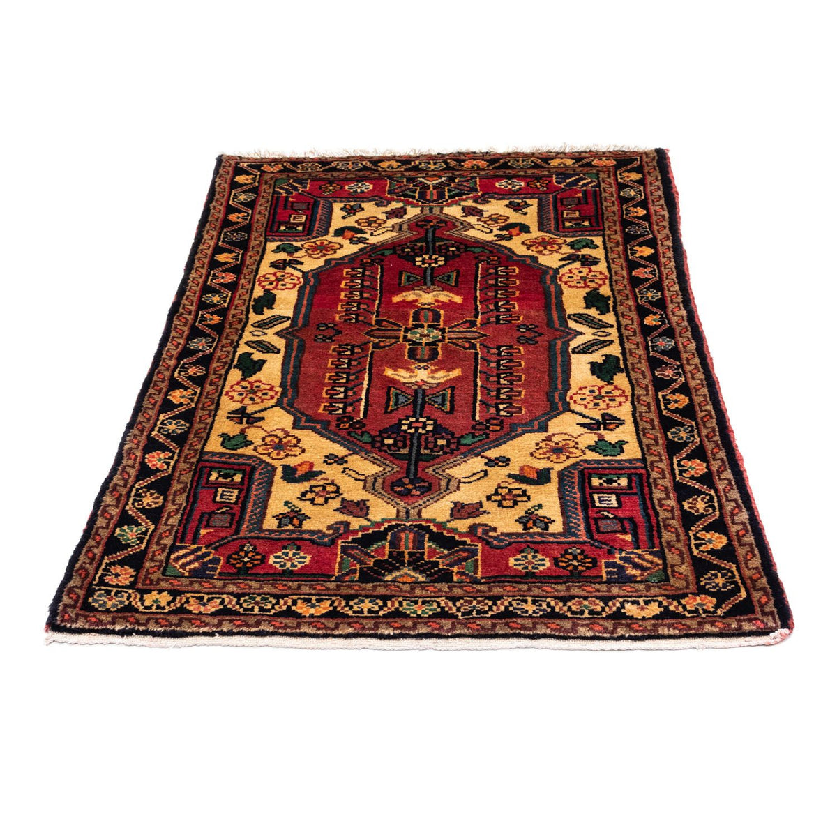 Tapis persan - Nomadic - 123 x 83 cm - rouge