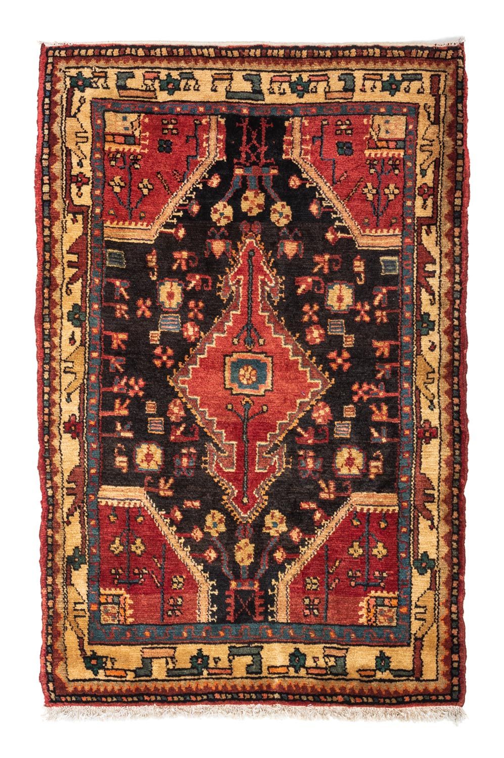 Tapis persan - Nomadic - 145 x 86 cm - rouge