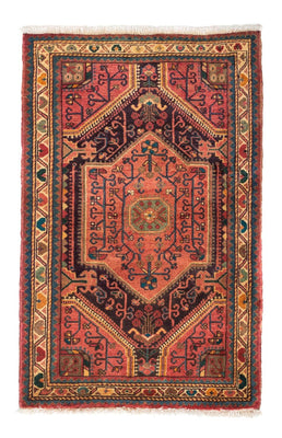 Tapis persan - Nomadic - 130 x 80 cm - rouge clair