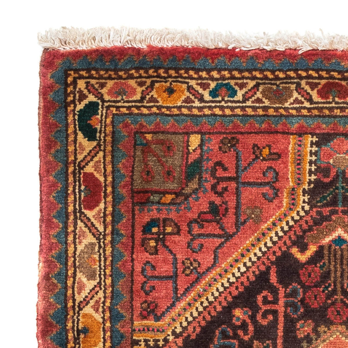 Tapis persan - Nomadic - 130 x 80 cm - rouge clair