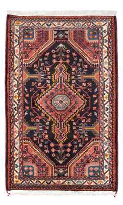 Tapis persan - Nomadic - 128 x 80 cm - rouge clair