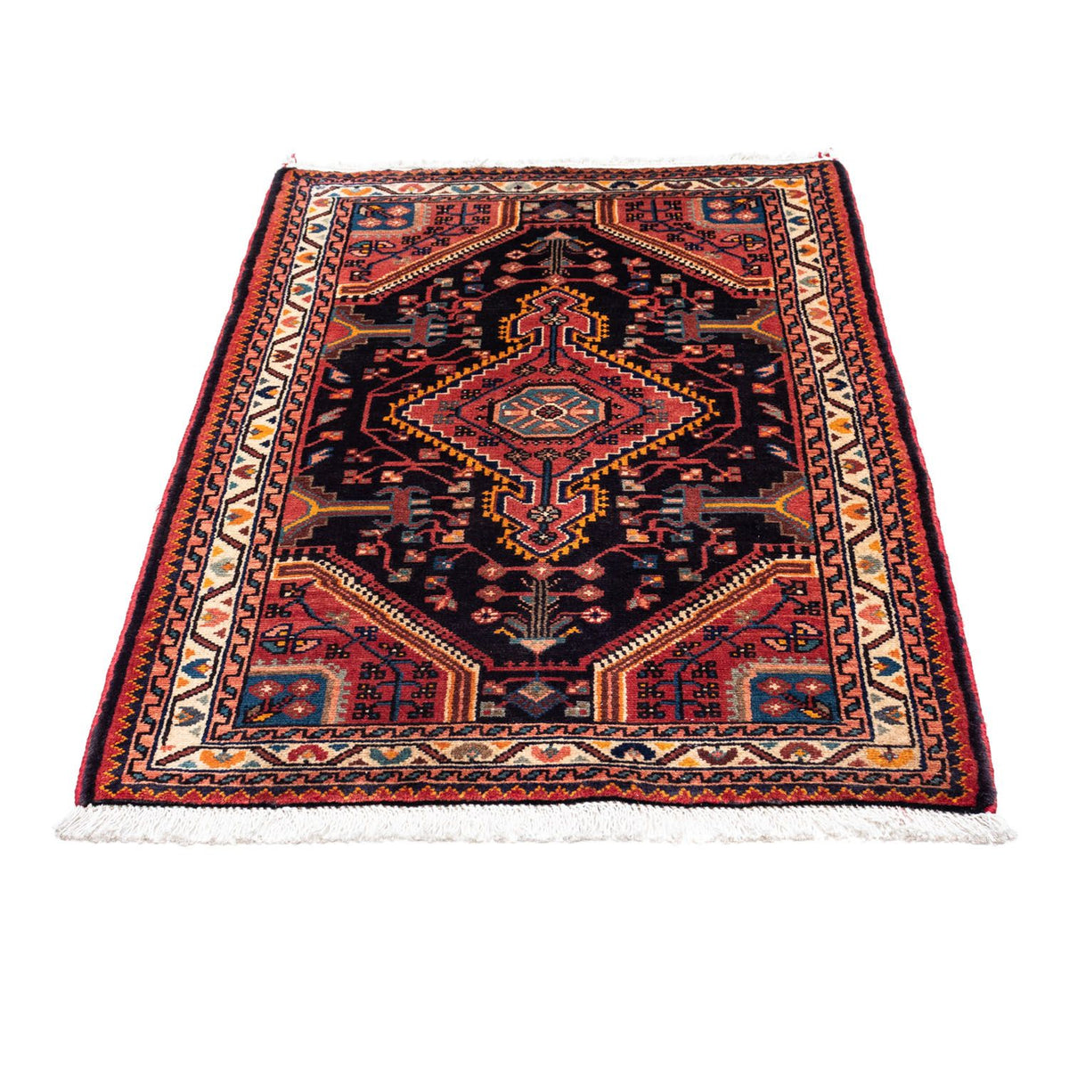 Tapis persan - Nomadic - 128 x 80 cm - rouge clair