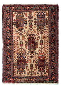 Tapis persan - Nomadic - 133 x 95 cm - beige