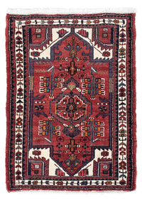 Tapis persan - Nomadic - 116 x 84 cm - rouge foncé