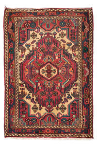 Tapis persan - Nomadic - 125 x 88 cm - rouge