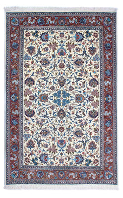 Tapis persan - Ghom - 215 x 137 cm - beige