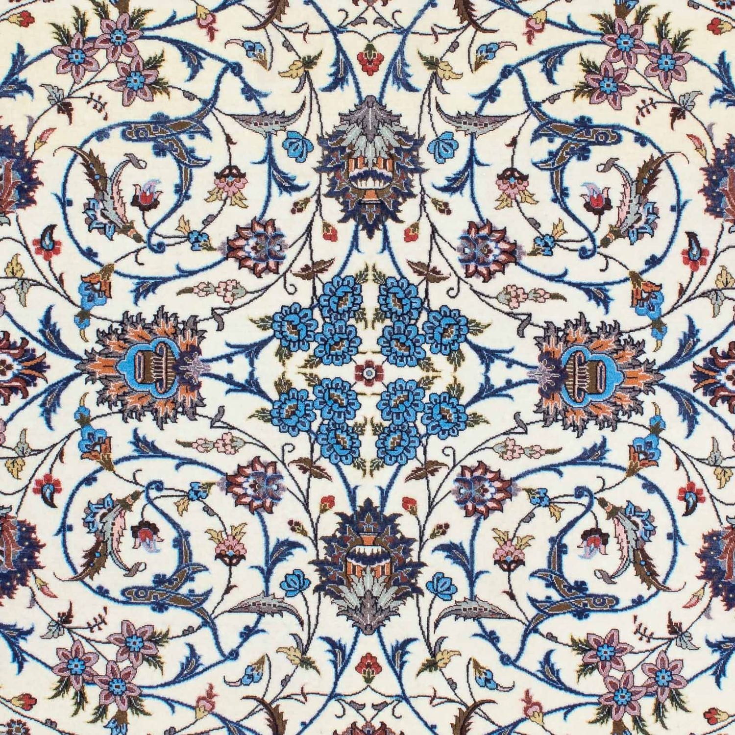 Tapis persan - Ghom - 215 x 137 cm - beige