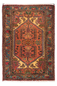 Tapis persan - Nomadic - 125 x 85 cm - rouge