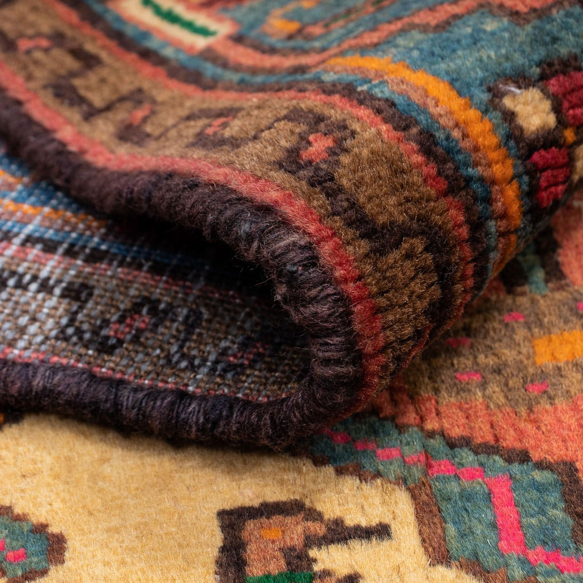 Tapis persan - Nomadic - 125 x 85 cm - rouge